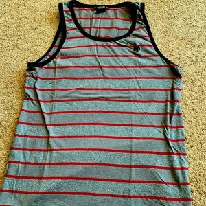 Mens size large Zoo York Tank Top. Black, grey, and red. Designed in NYC.